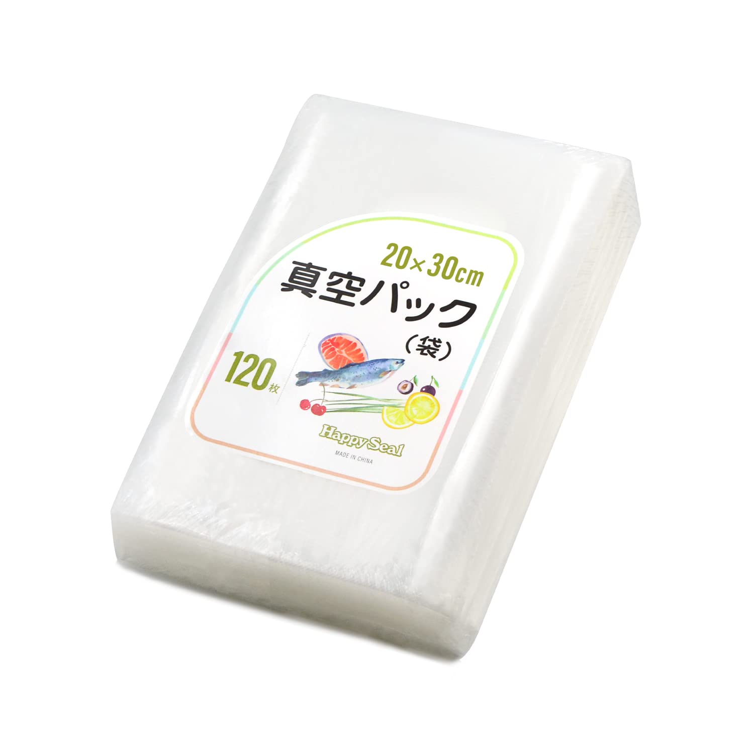 Amazon.co.jp: Happy Seal 真空パック 袋 20×30cm 120枚入り PA＋PE
